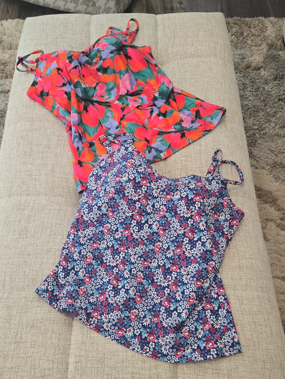 SUNSETS Bundle Of Two  Swim Tankini Tops - Multicolor